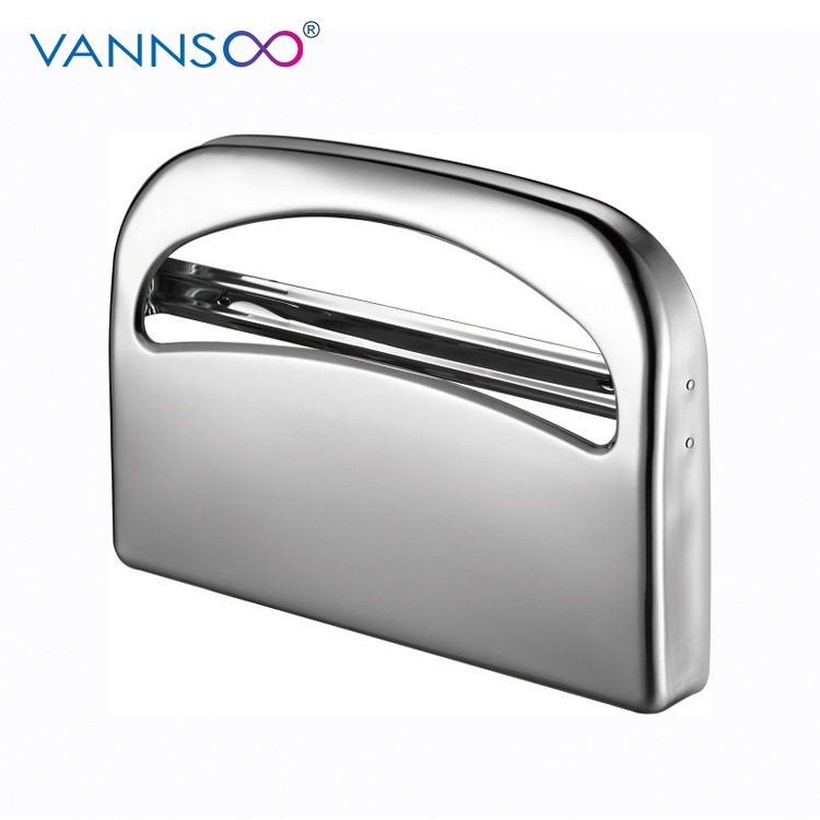 Wall mounted toilet seat cover dispenser